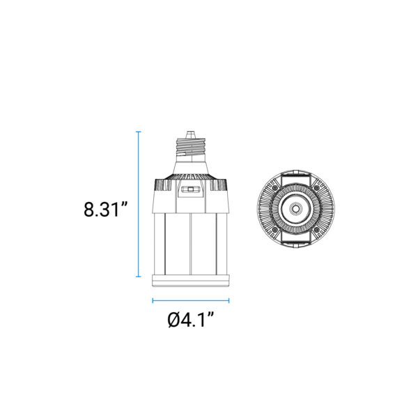Wattage Adjustable CCT LED Corn Light – 120W - Image 4