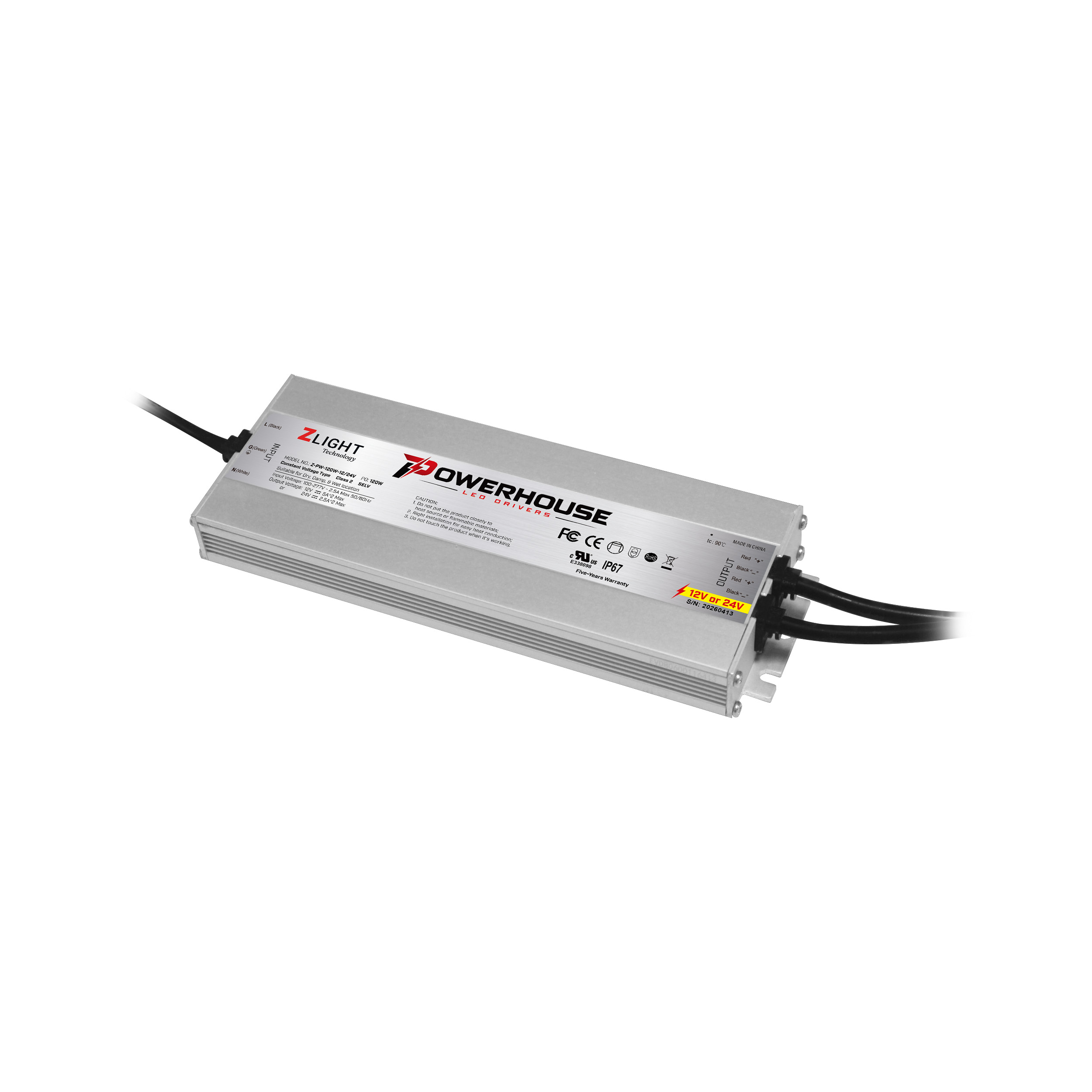120W 12-24V Powerhouse Smart LED Driver